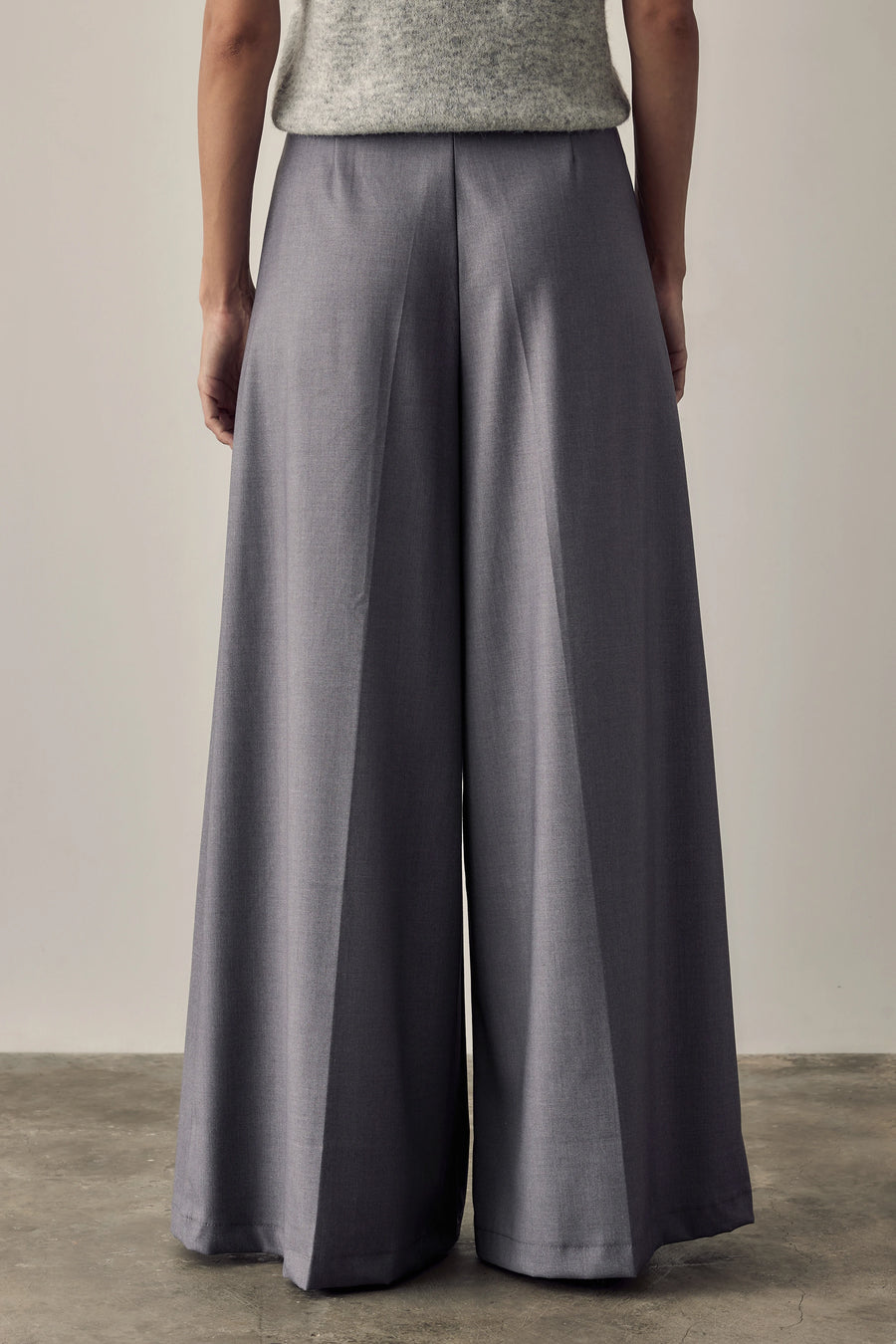 Flare Pants - Cool Grey