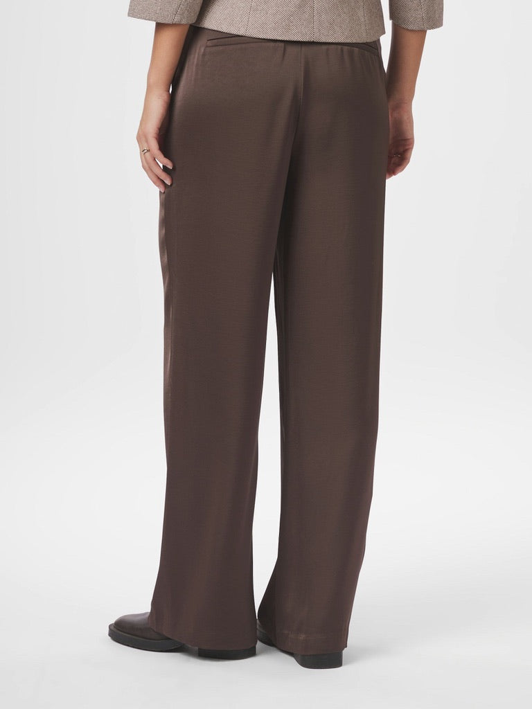 Emmett Heavy Sateen Pants Dark Brown