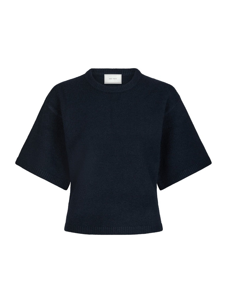 Asha Knit Tee Navy