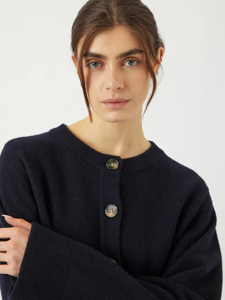 YASNola Wool LS Knit Cardigan