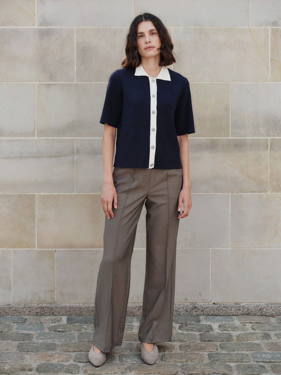 YASReemaj HW Pant - Grey Melange