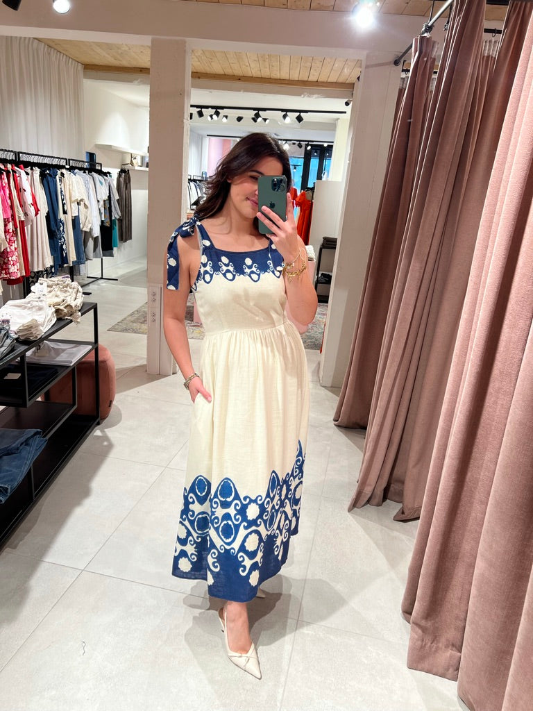 Goa print long dress