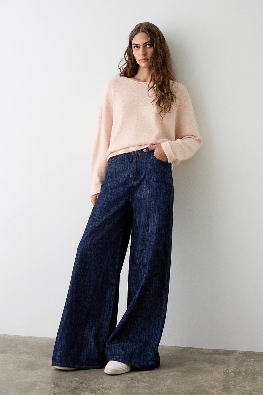 Relaxed Angora Knit - Apricot