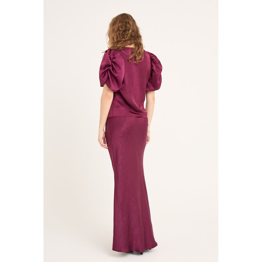 Emily Skirt - Burgundy