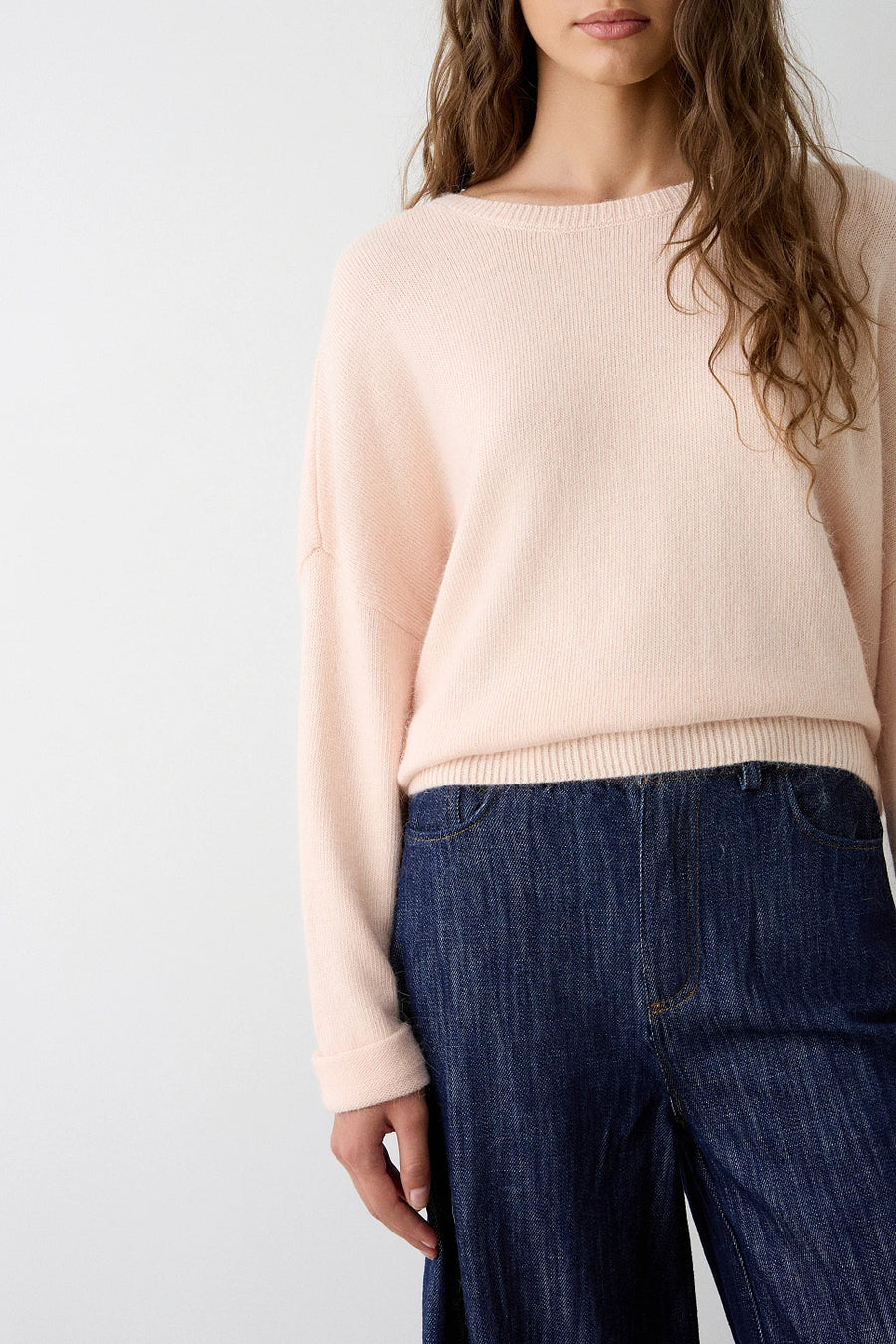 Relaxed Angora Knit - Apricot