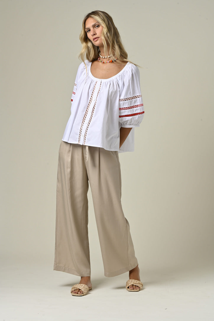 Michel Blouse White
