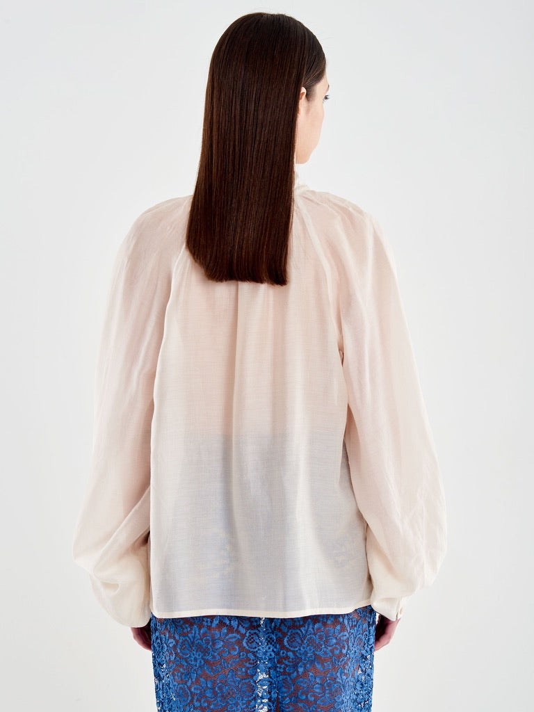 Over Sleeve Shirt with Bow