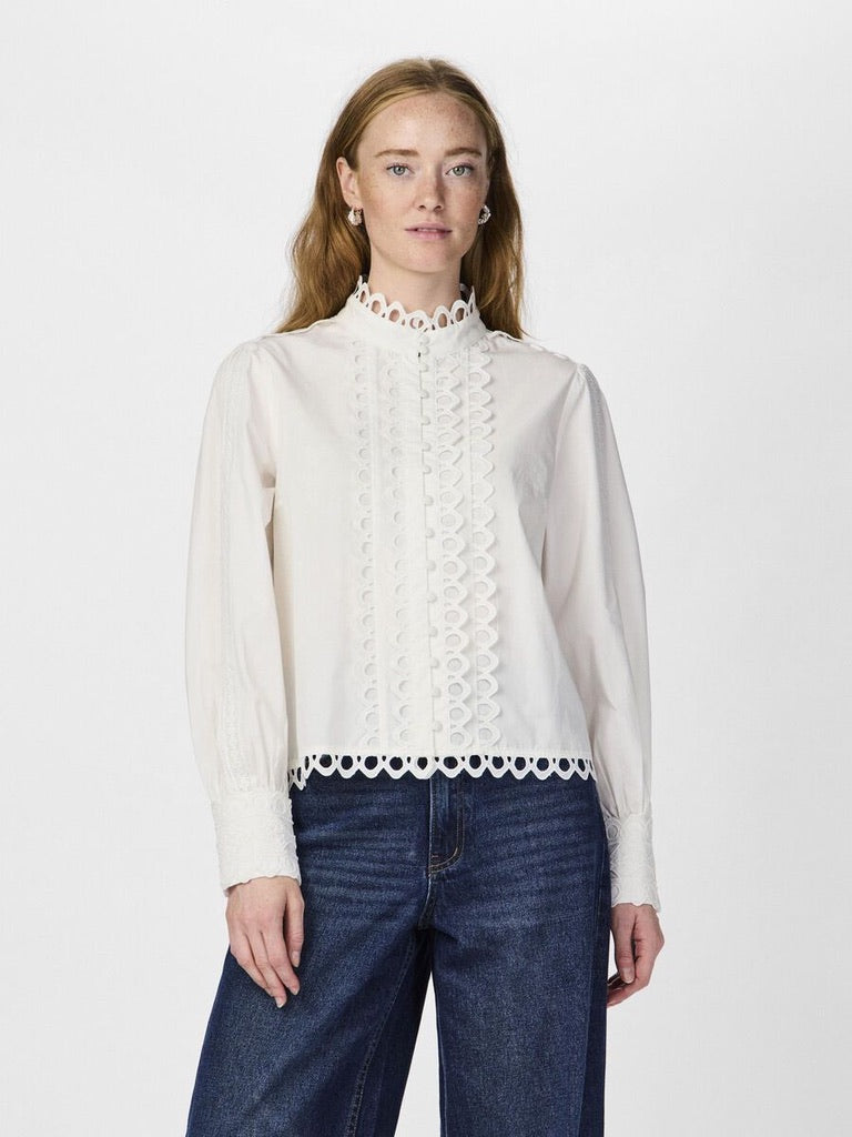 YASJane LS Shirt White