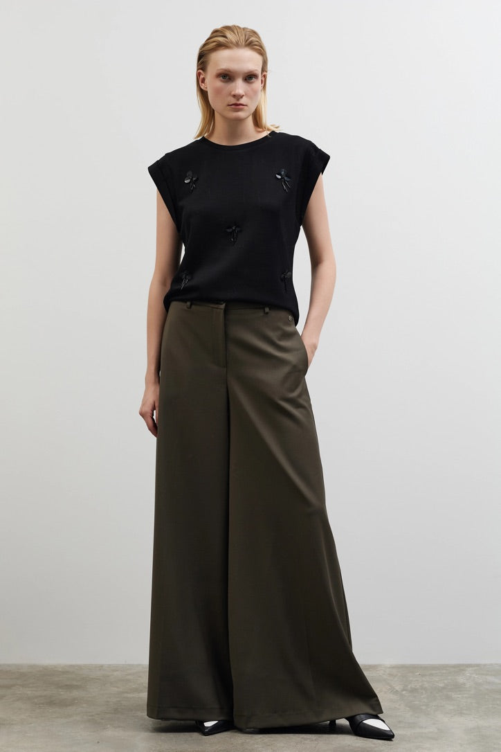 Flare Pants - Khaki