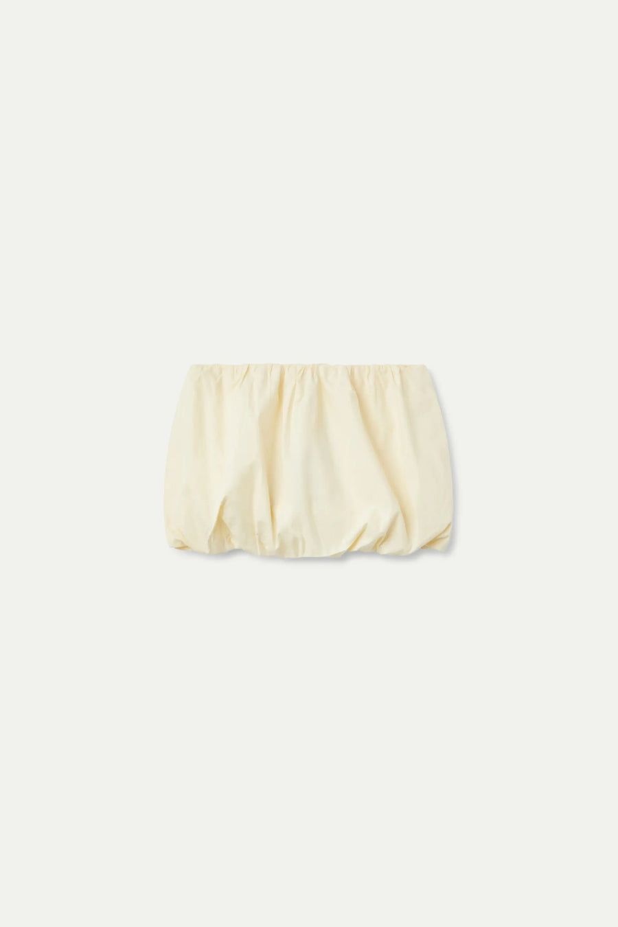 White sleeveless balloon top