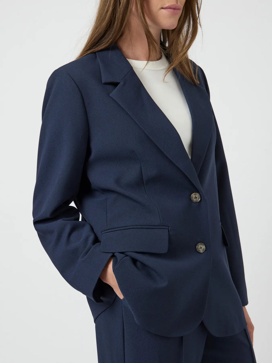 YASReemaj LS Blazer Navy