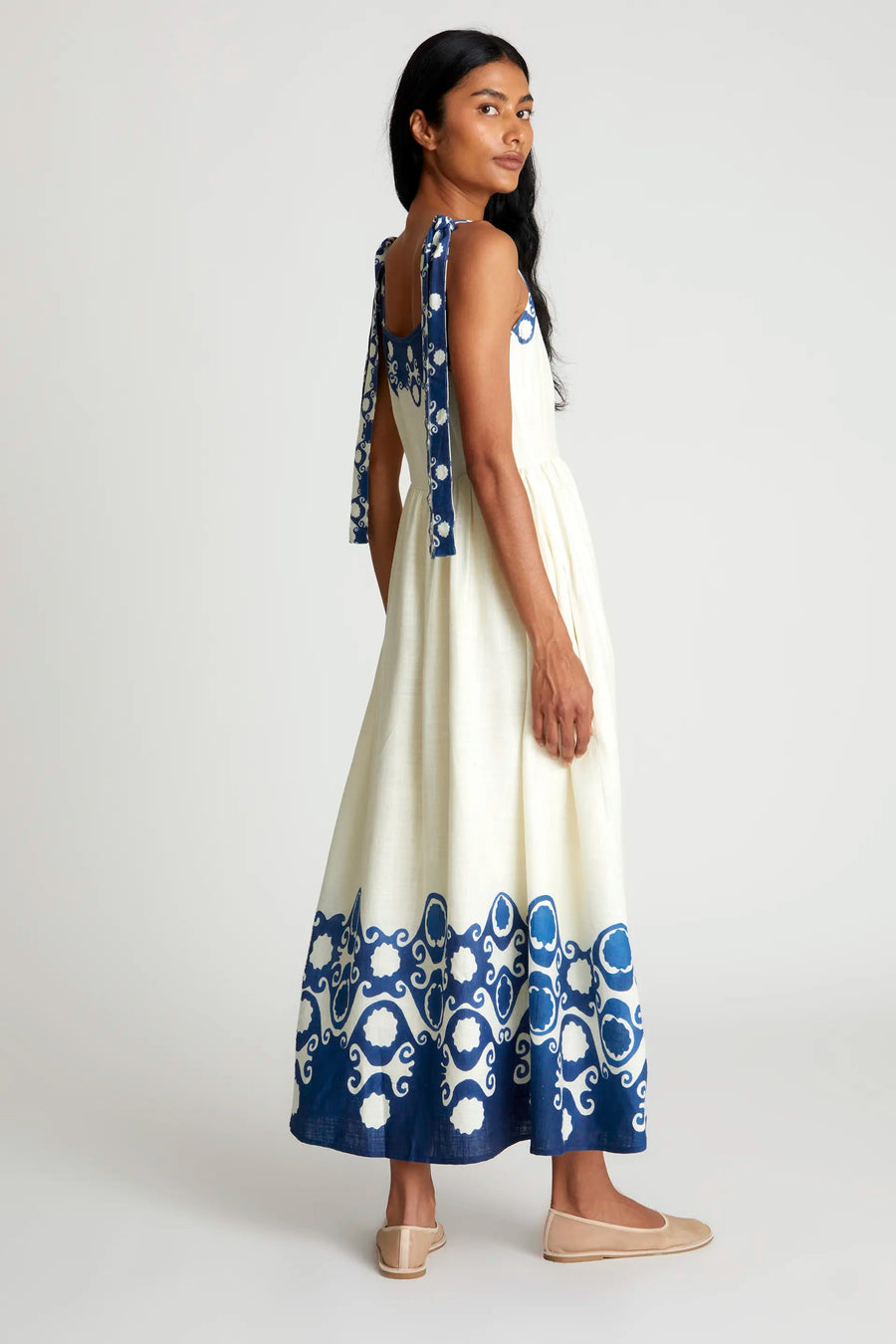 Goa print long dress