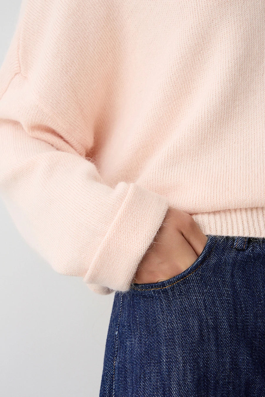 Relaxed Angora Knit - Apricot