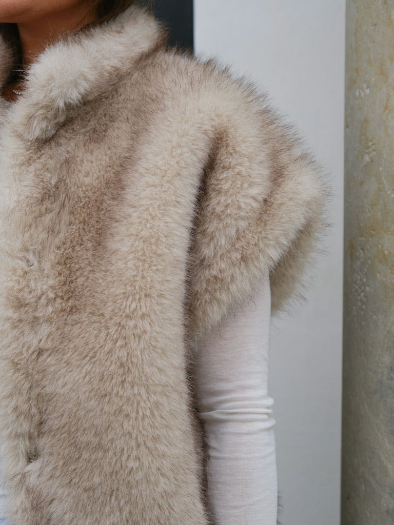 Kevini Faux Fur Vest
