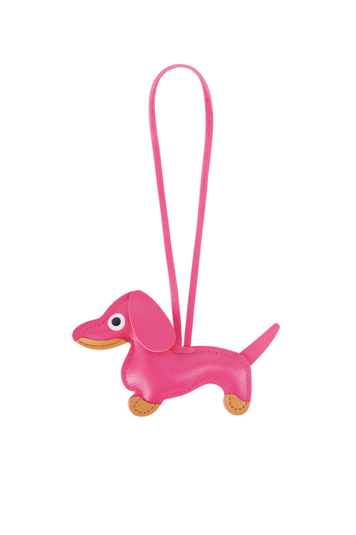 Bag Charm Wiener Pink