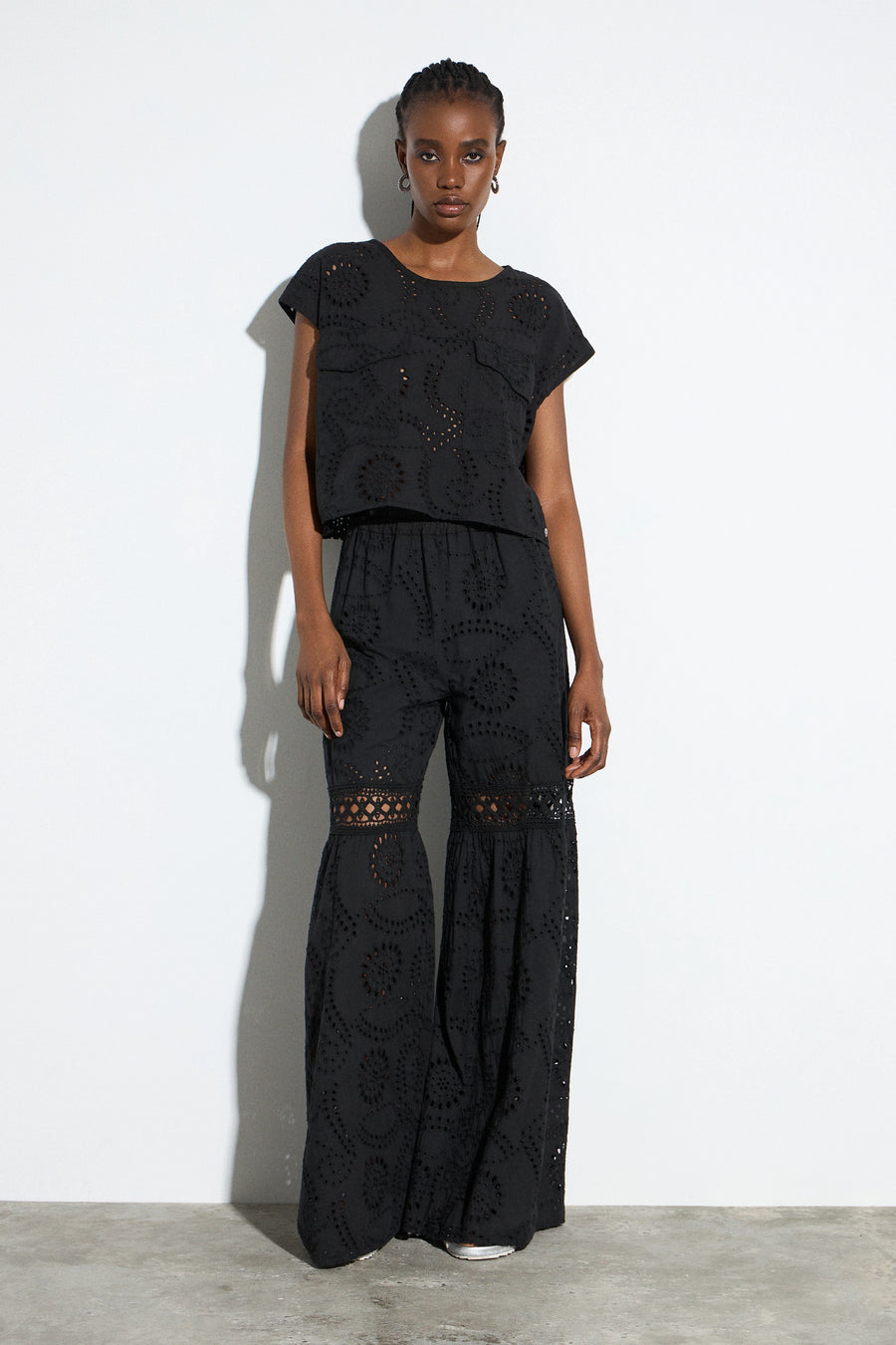 Broderie pants
