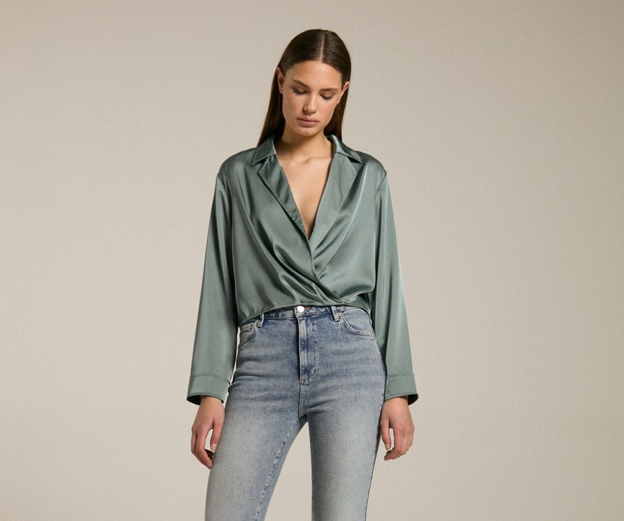 Cross Over Blouse