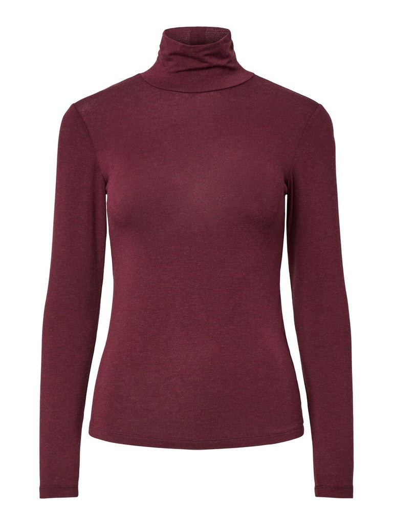 YASWoolz LS High Neck Top