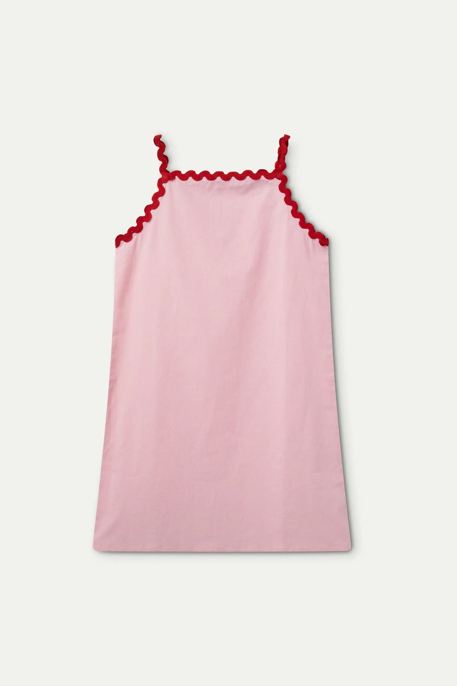 Short pink picunela dress