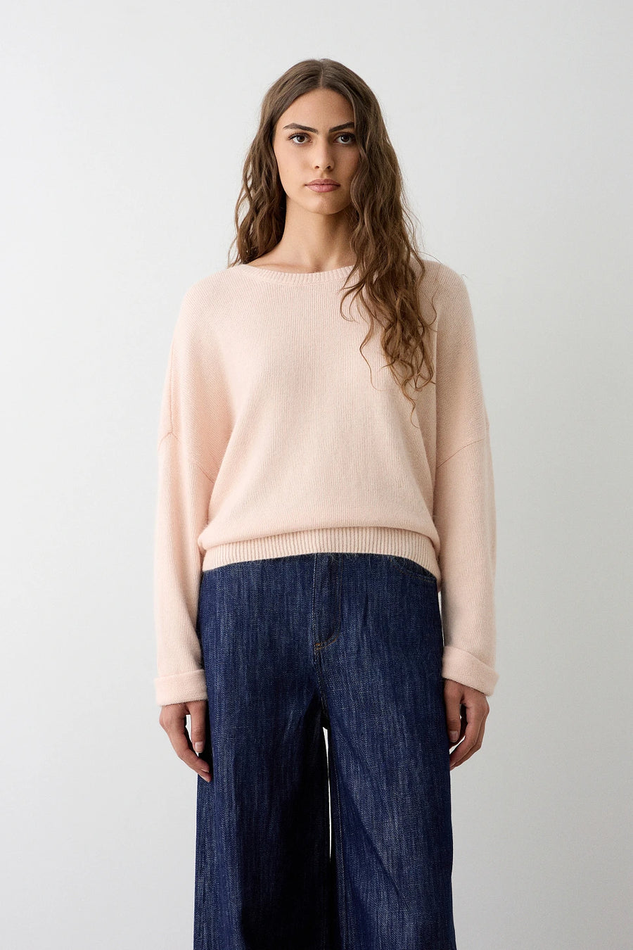 Relaxed Angora Knit - Apricot