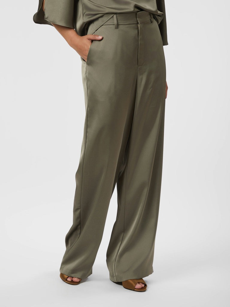 Emmett Heavy Sateen Pants - Army