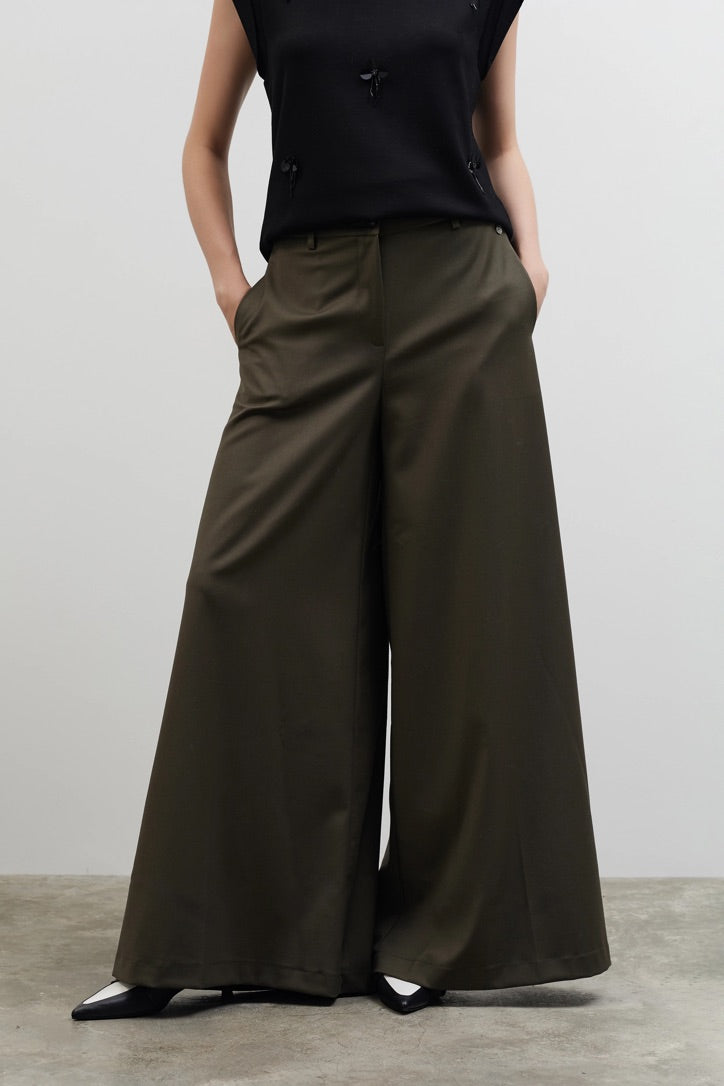 Flare Pants - Khaki