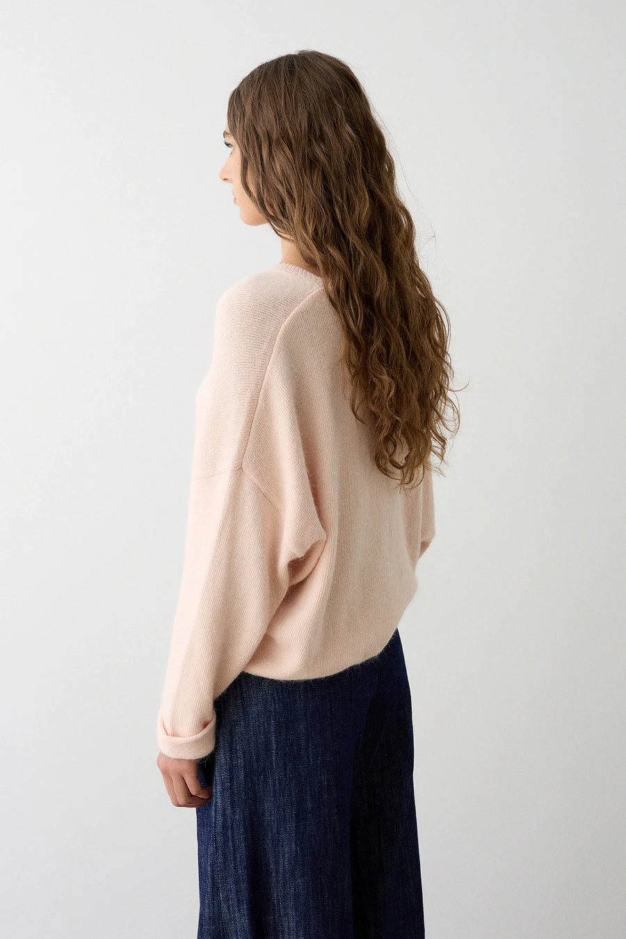Relaxed Angora Knit - Apricot