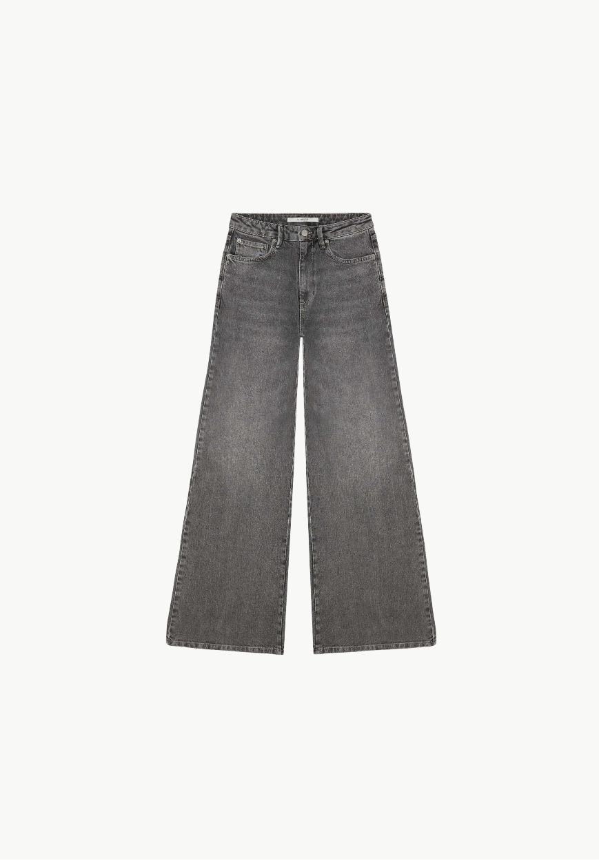 Rosie - Extra Wide Leg Jeans Grey