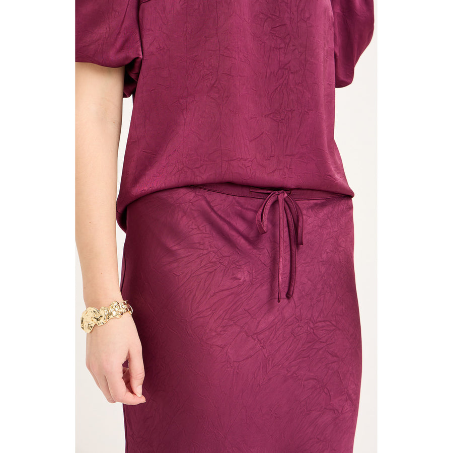 Emily Skirt - Burgundy
