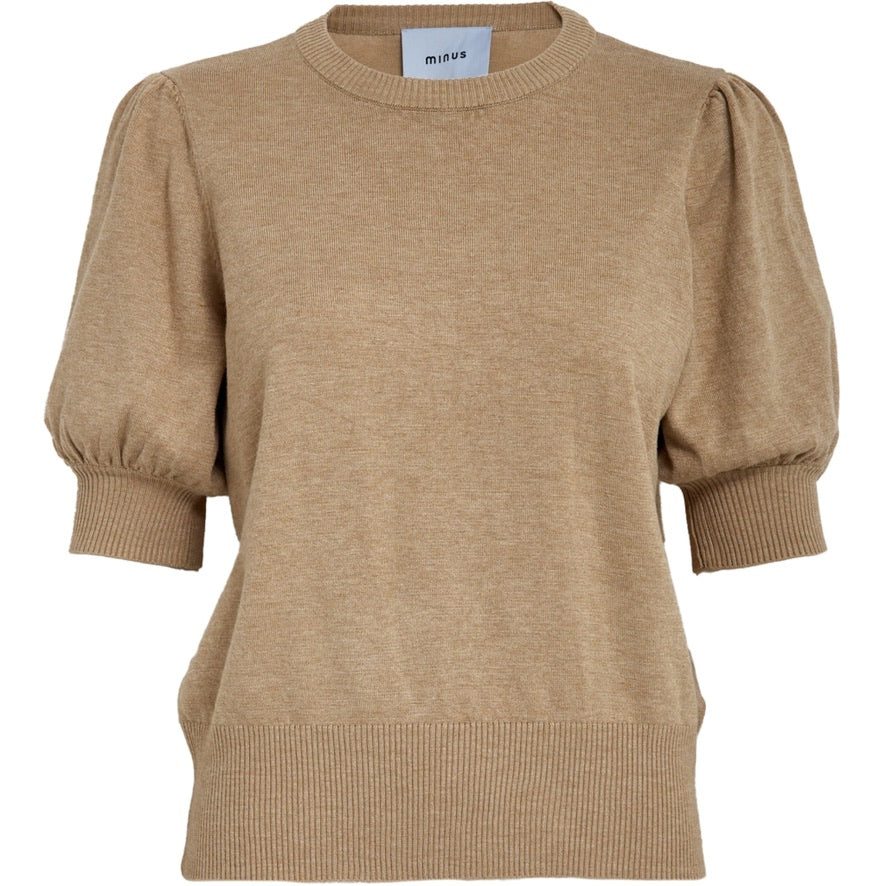 MSLiva Knit Tee Tan