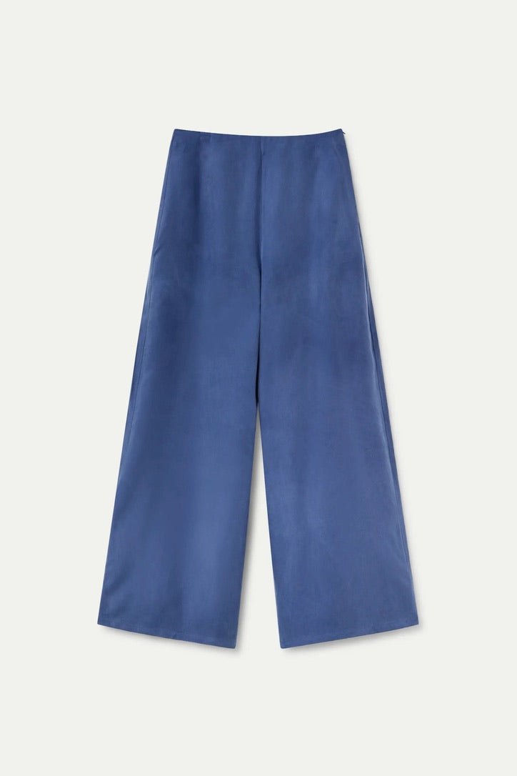 Navy blue wide leg pants