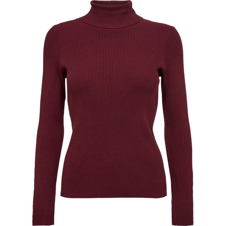 Rib Rollneck Blouse