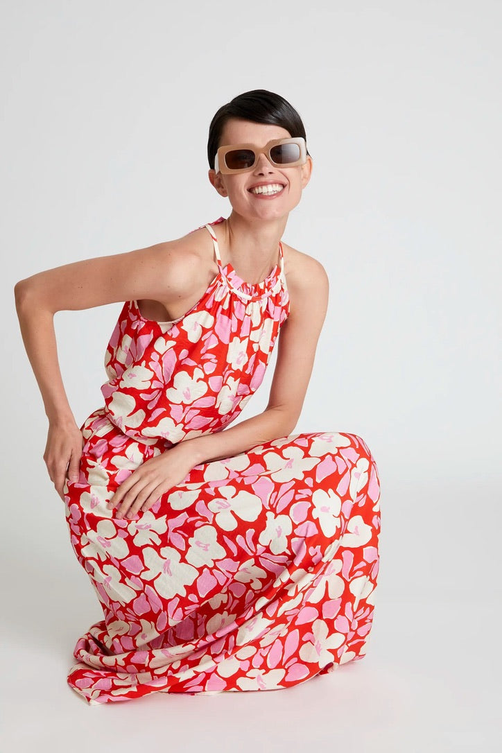 Tremezzo floral print long skirt