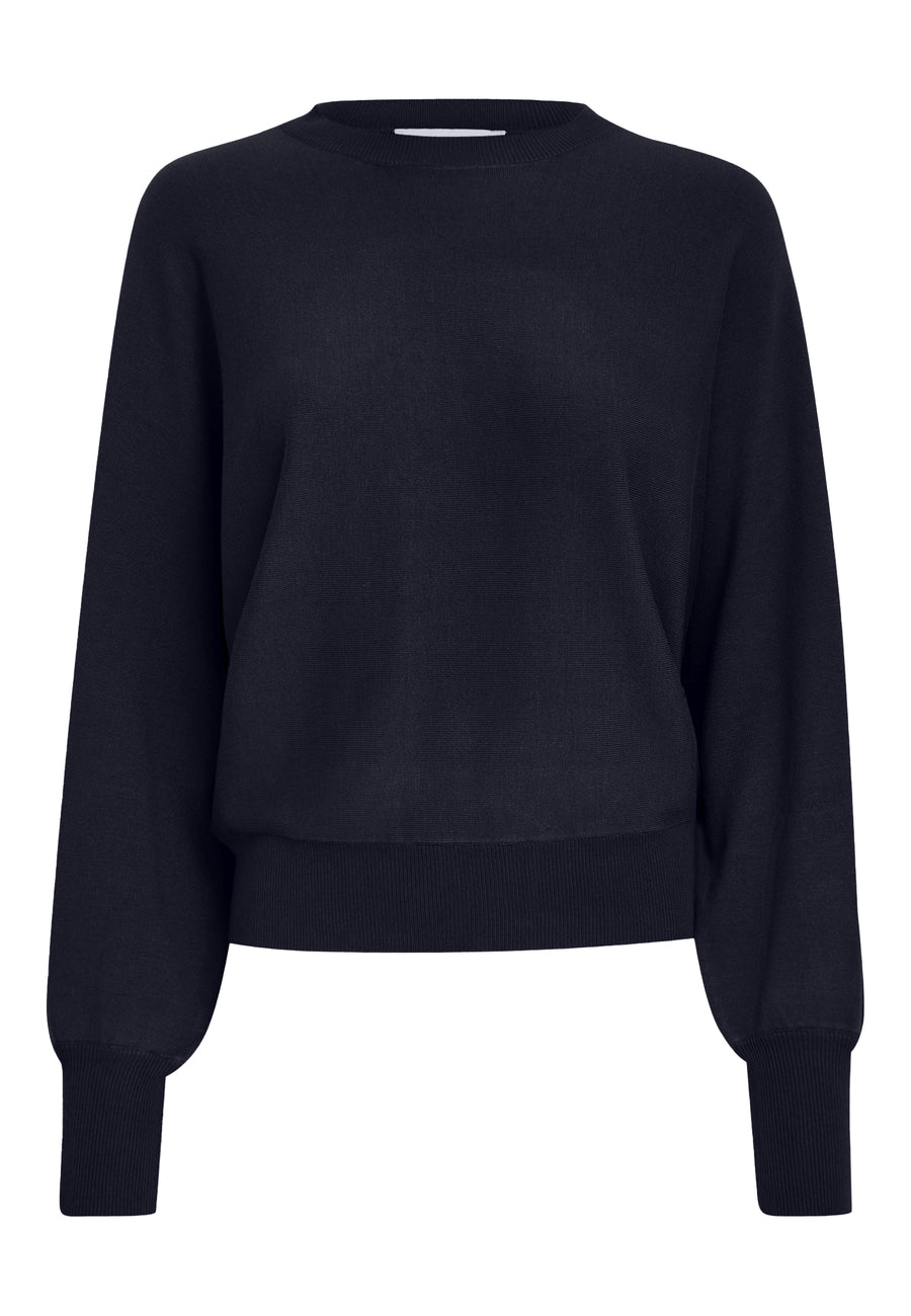 MSDana Pullover - Black Iris Solid