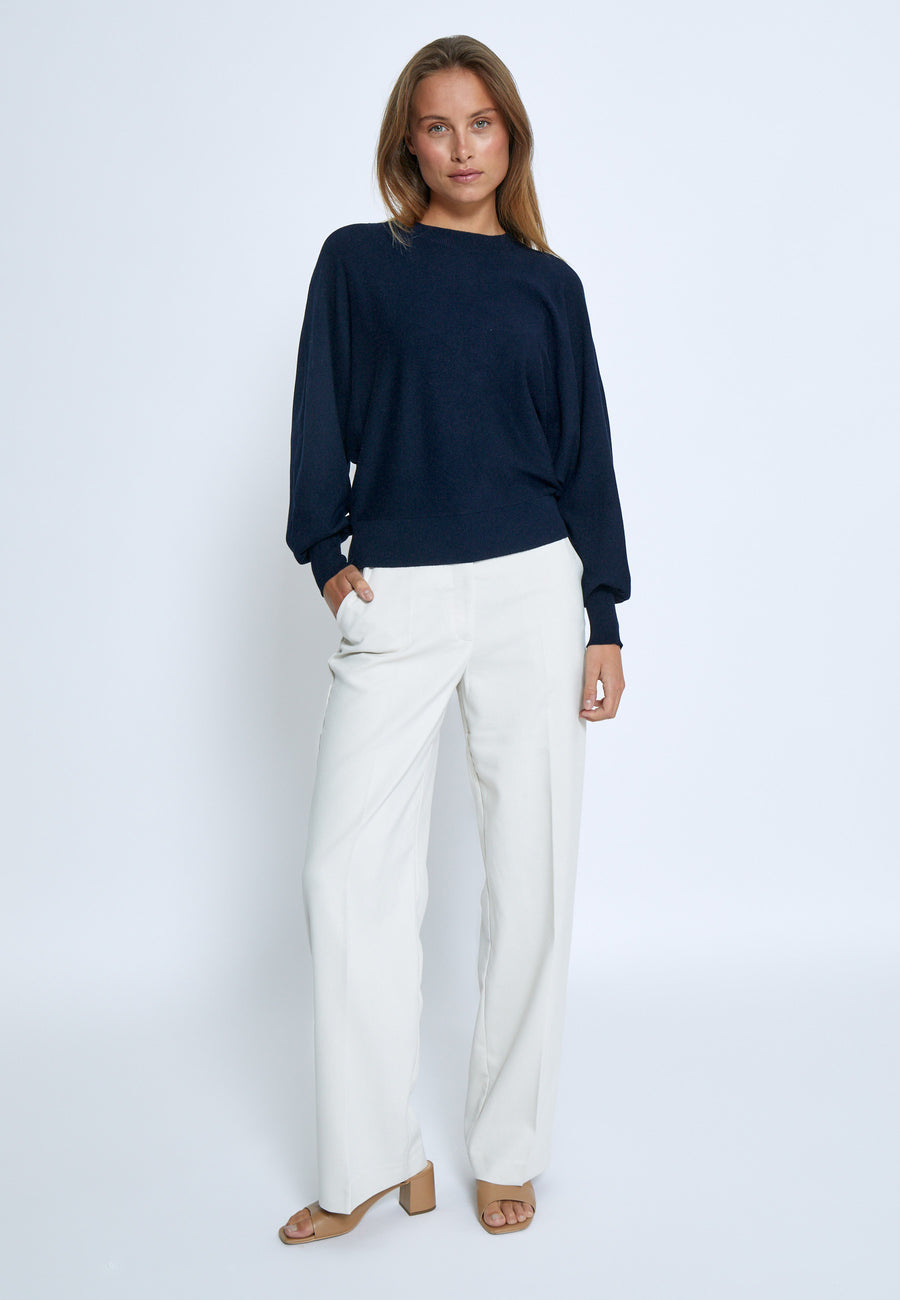 MSDana Pullover - Black Iris Solid