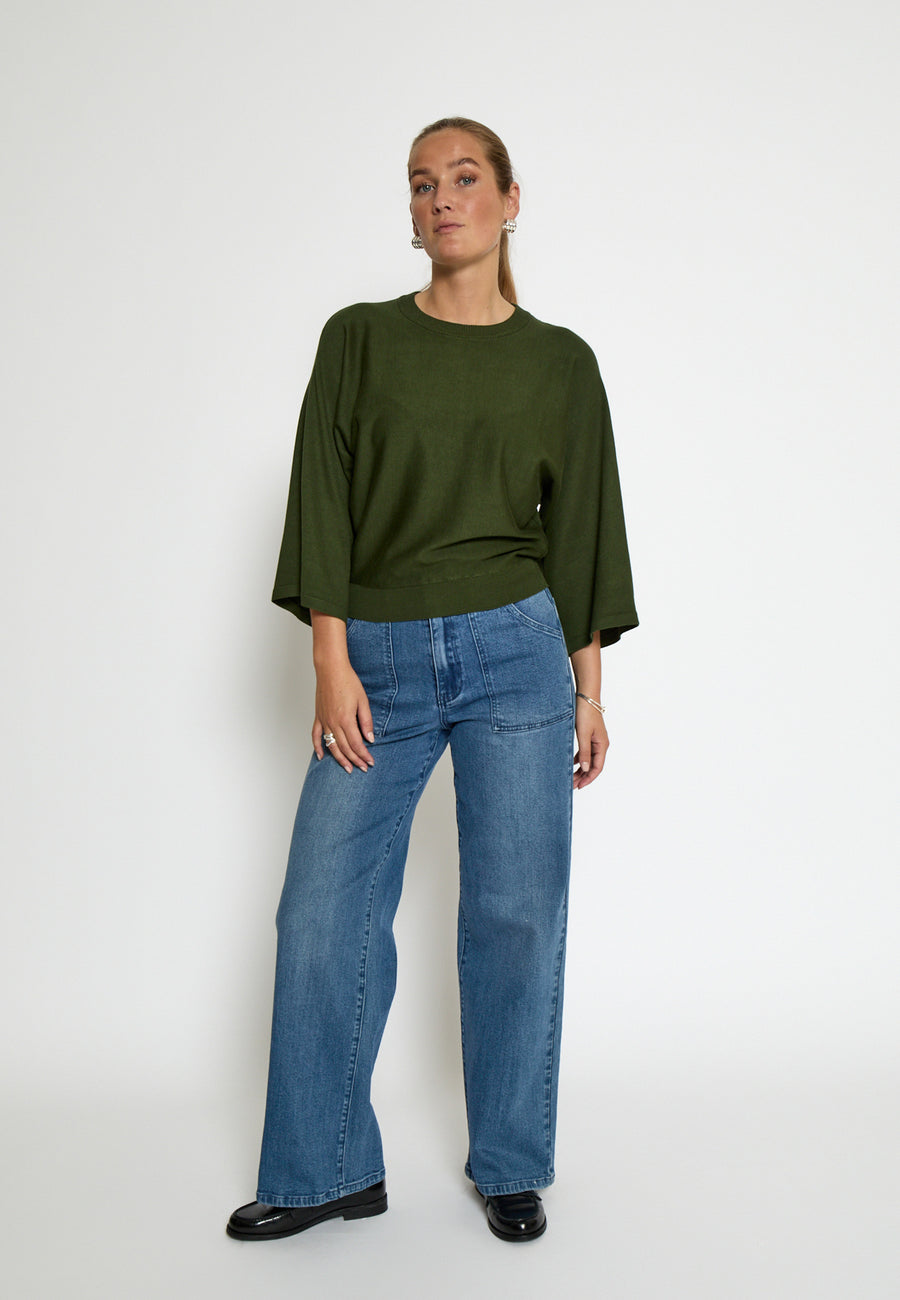 MSTess Knit T-Shirt - Riffle Green