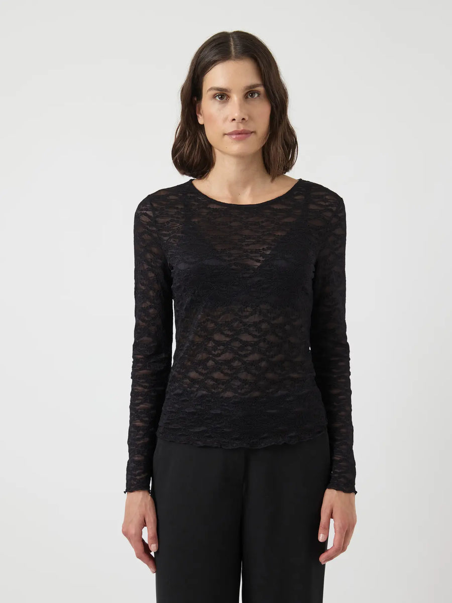 YASCara LS Lace Top