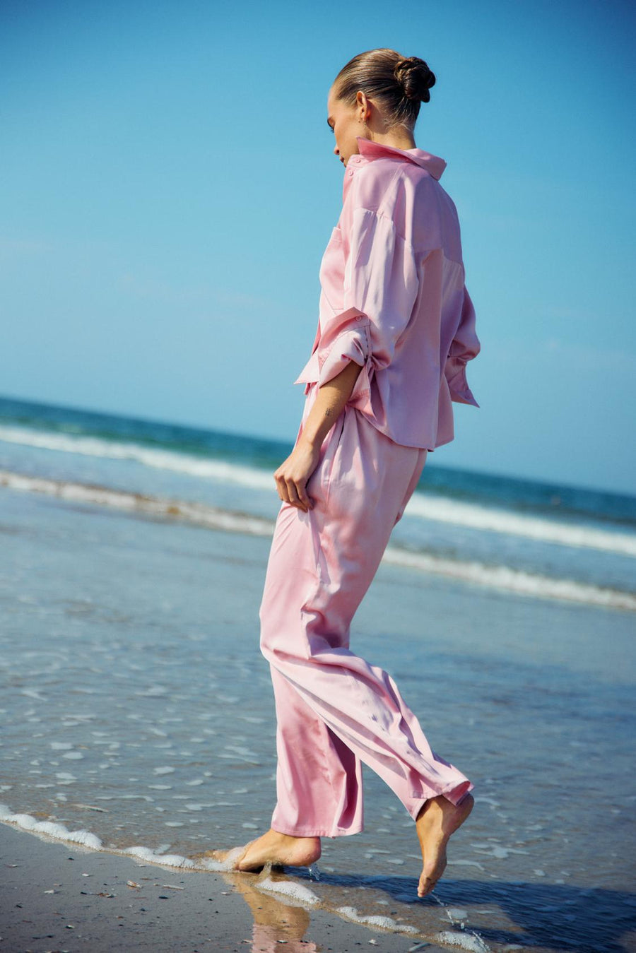 WBLPaddie Sateen Pants Soft Pink