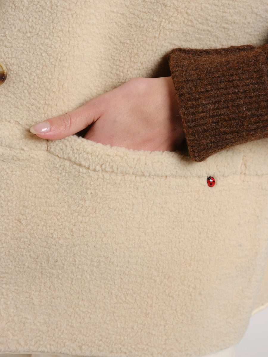 VITA Sleeveless Jacket - Beige