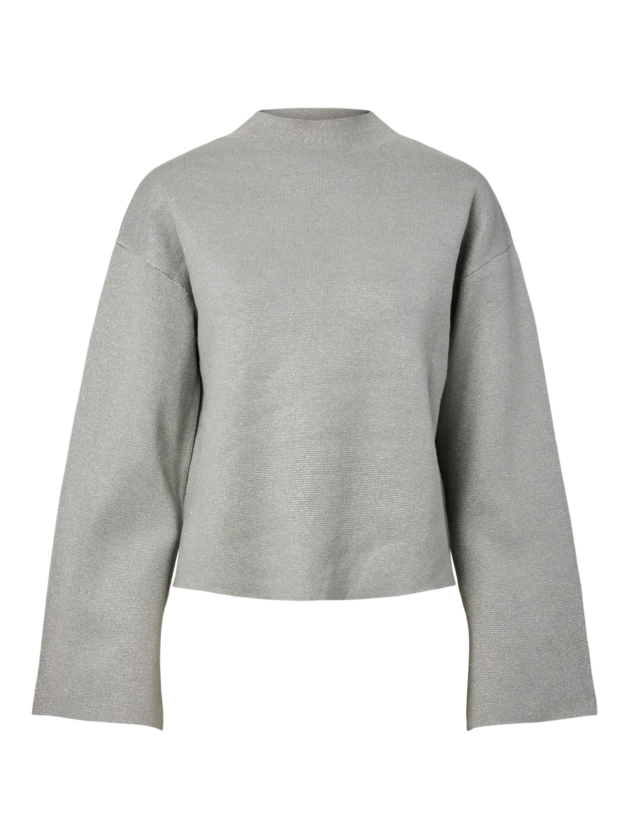 YASCastor LS Knit Pullover - Silver