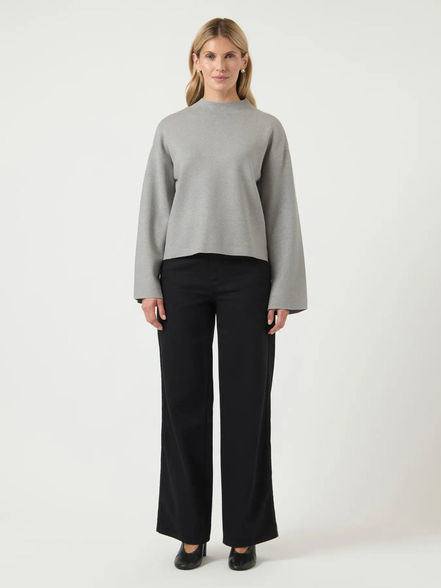 YASCastor LS Knit Pullover - Silver