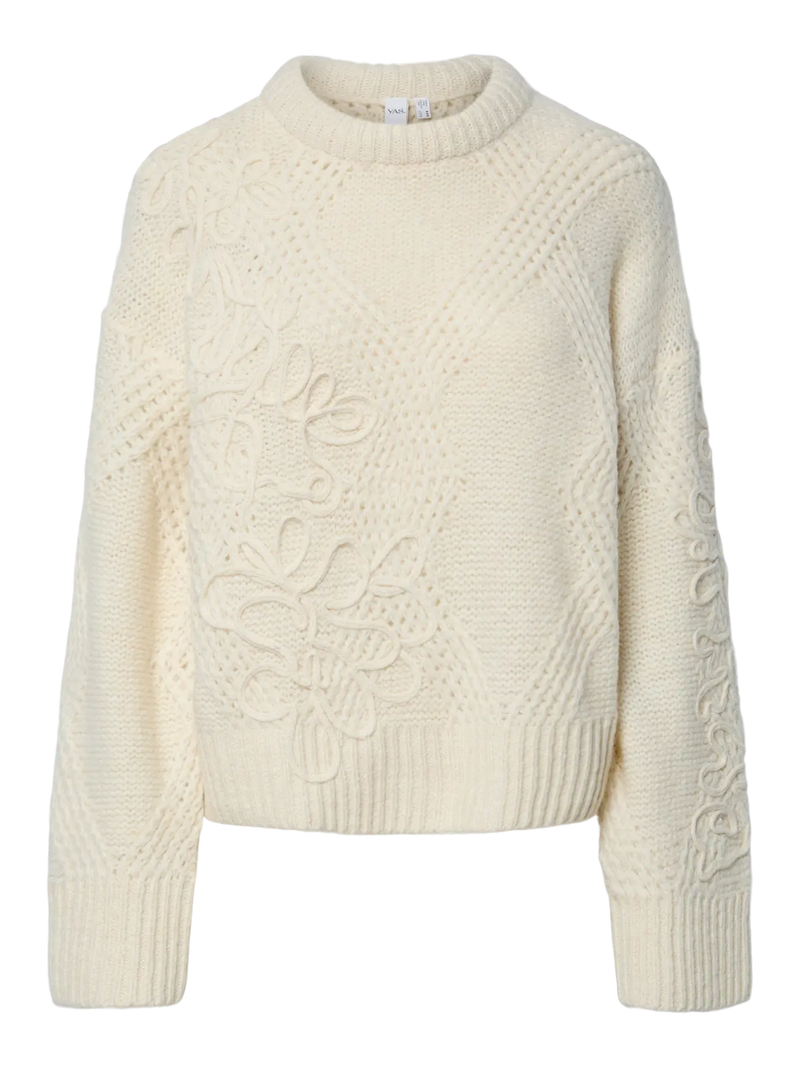 YASFloro LS Knit Pullover