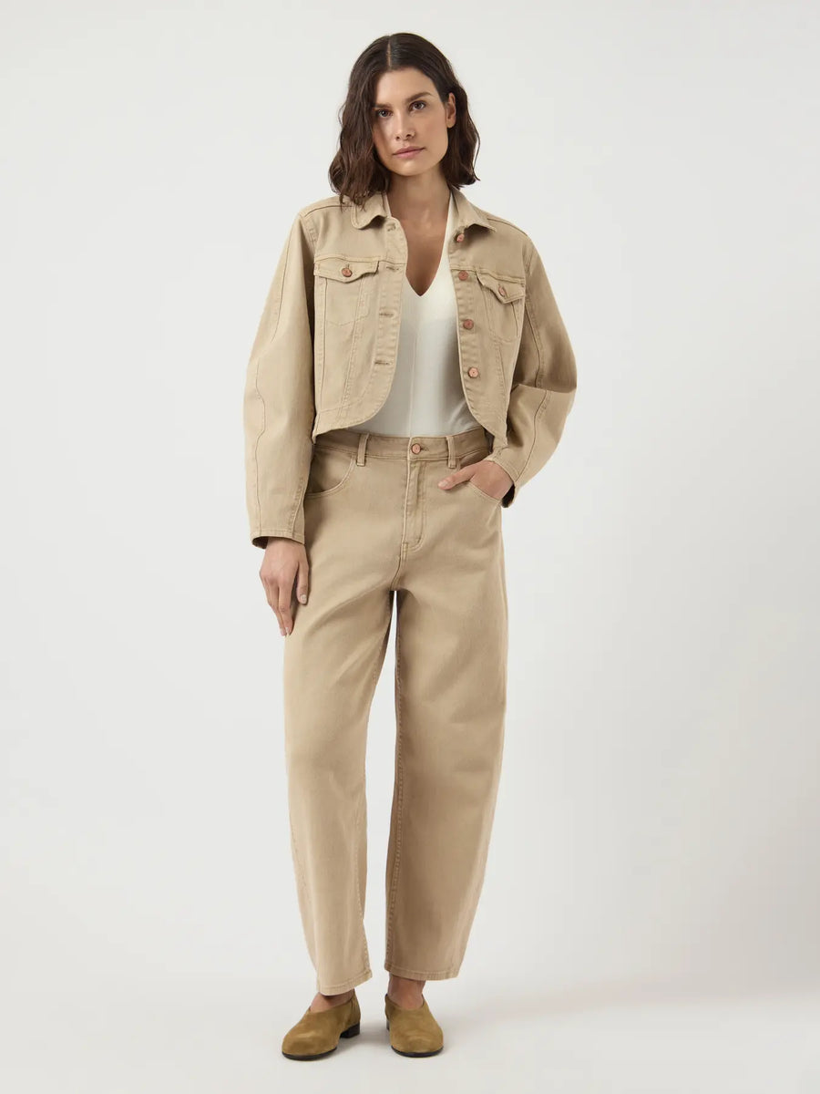 YASLua HW Barrel Ankel Jeans
