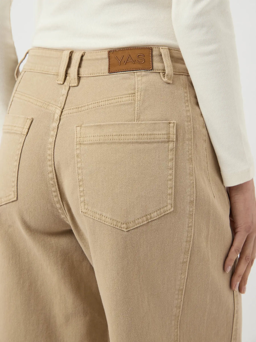 YASLua HW Barrel Ankel Jeans