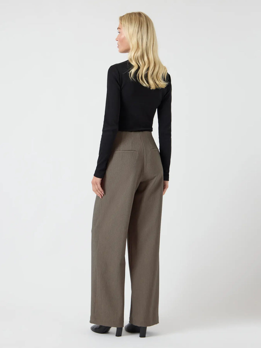 YASReemaj HW Pant Grey Melange