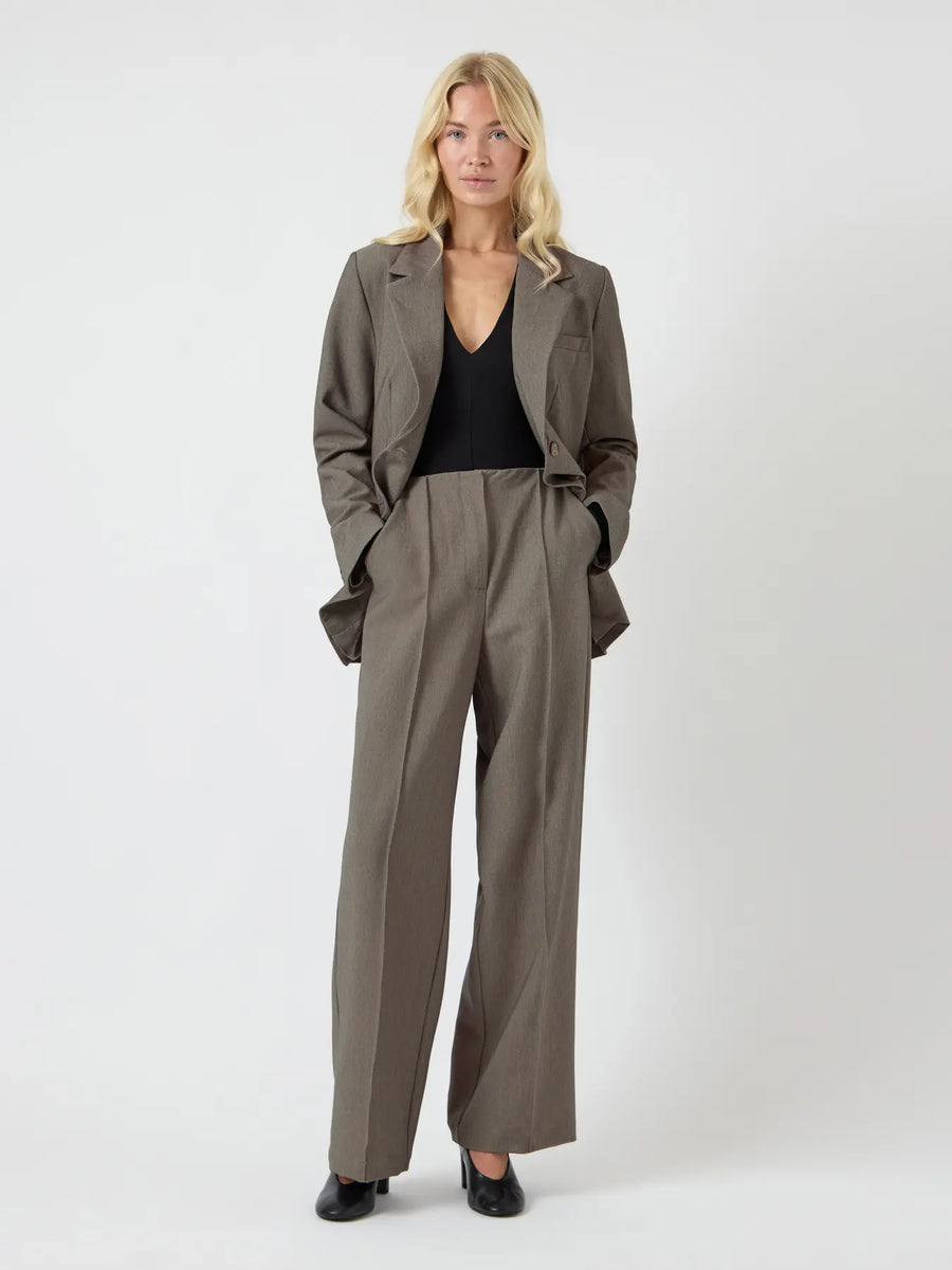 YASReemaj HW Pant Grey Melange