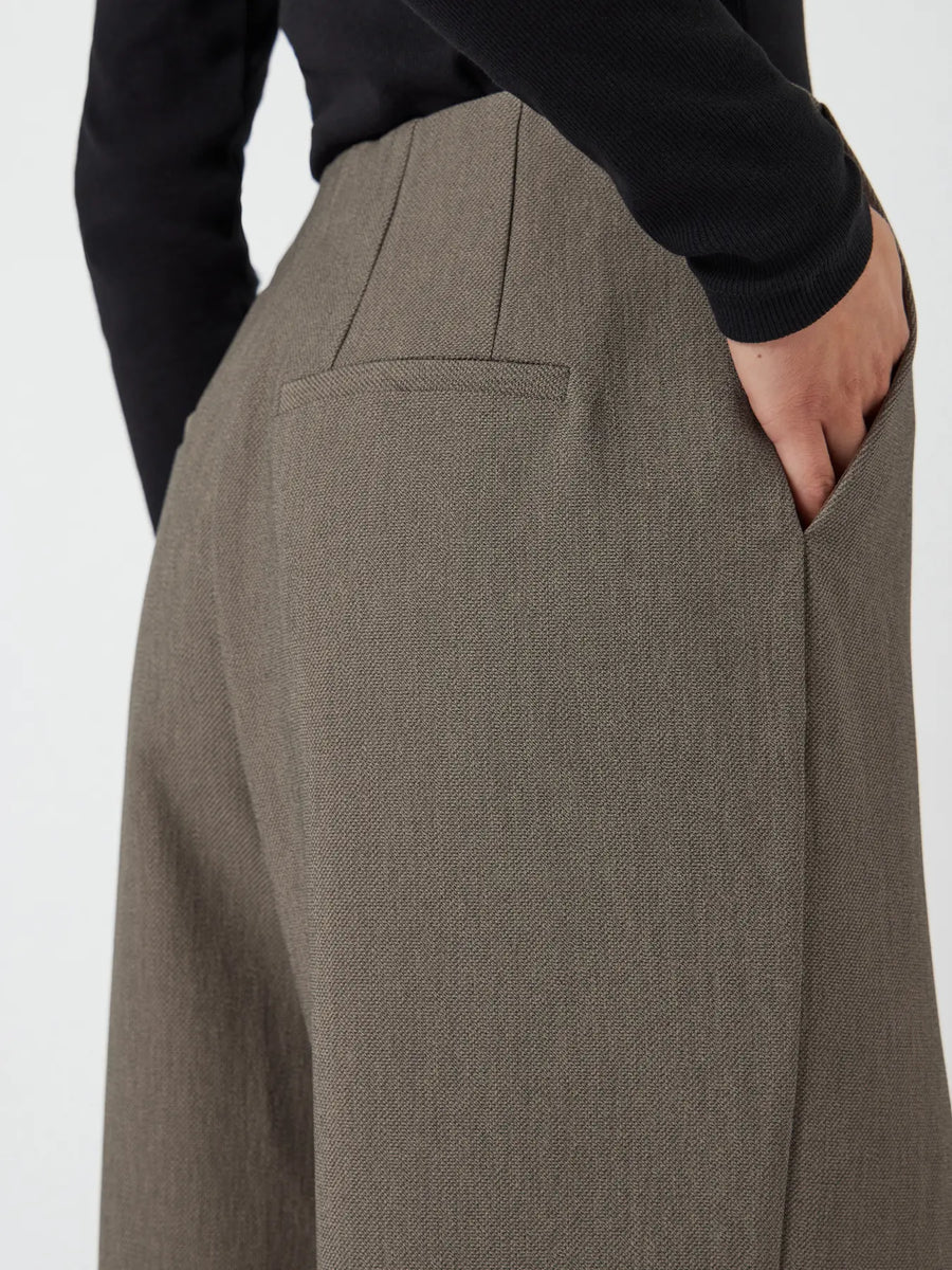 YASReemaj HW Pant Grey Melange