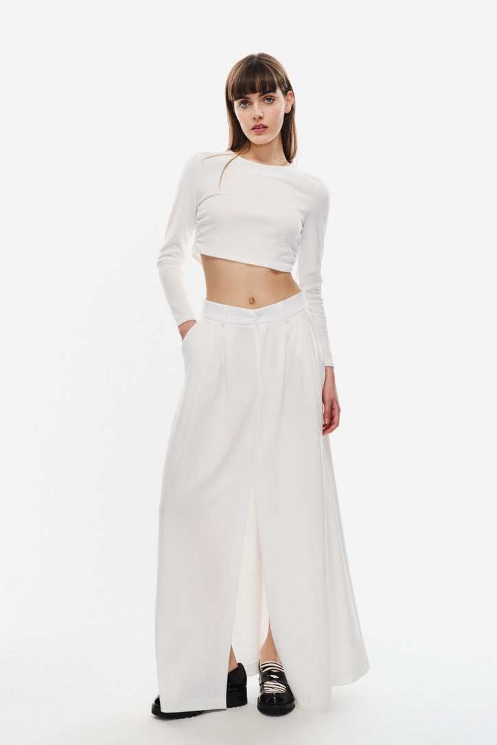 Cropped Blouse White