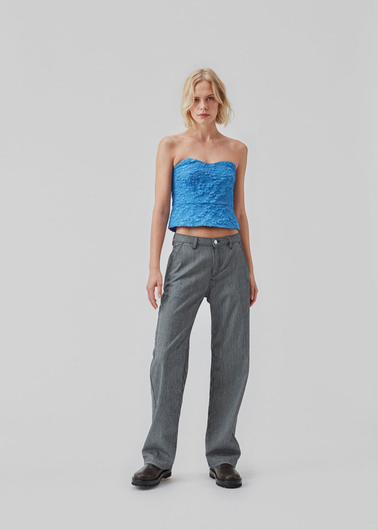 Modtröm Blue Atiramd Crop Top